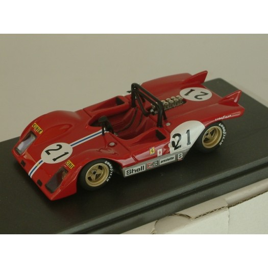 Ferrari 312 P #21 NART Racing Team 24 Hrs Daytona 1972 - Built 1:43